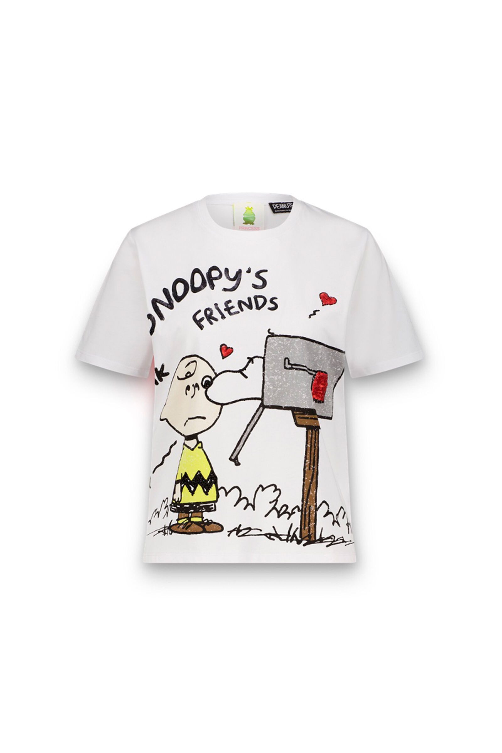 Princess goes Hollywood Print-Shirt (1-tlg) mit Snoopy und Charlie Brown Print
