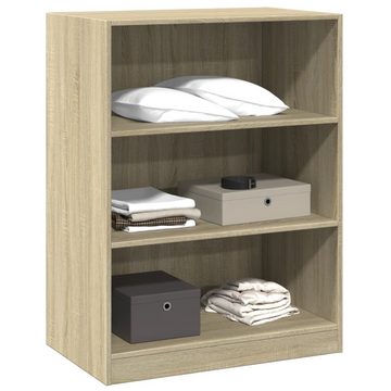 vidaXL Kleiderständer Kleiderschrank Sonoma-Eiche 77x48x102 cm Holzwerkstoff, (1 St)