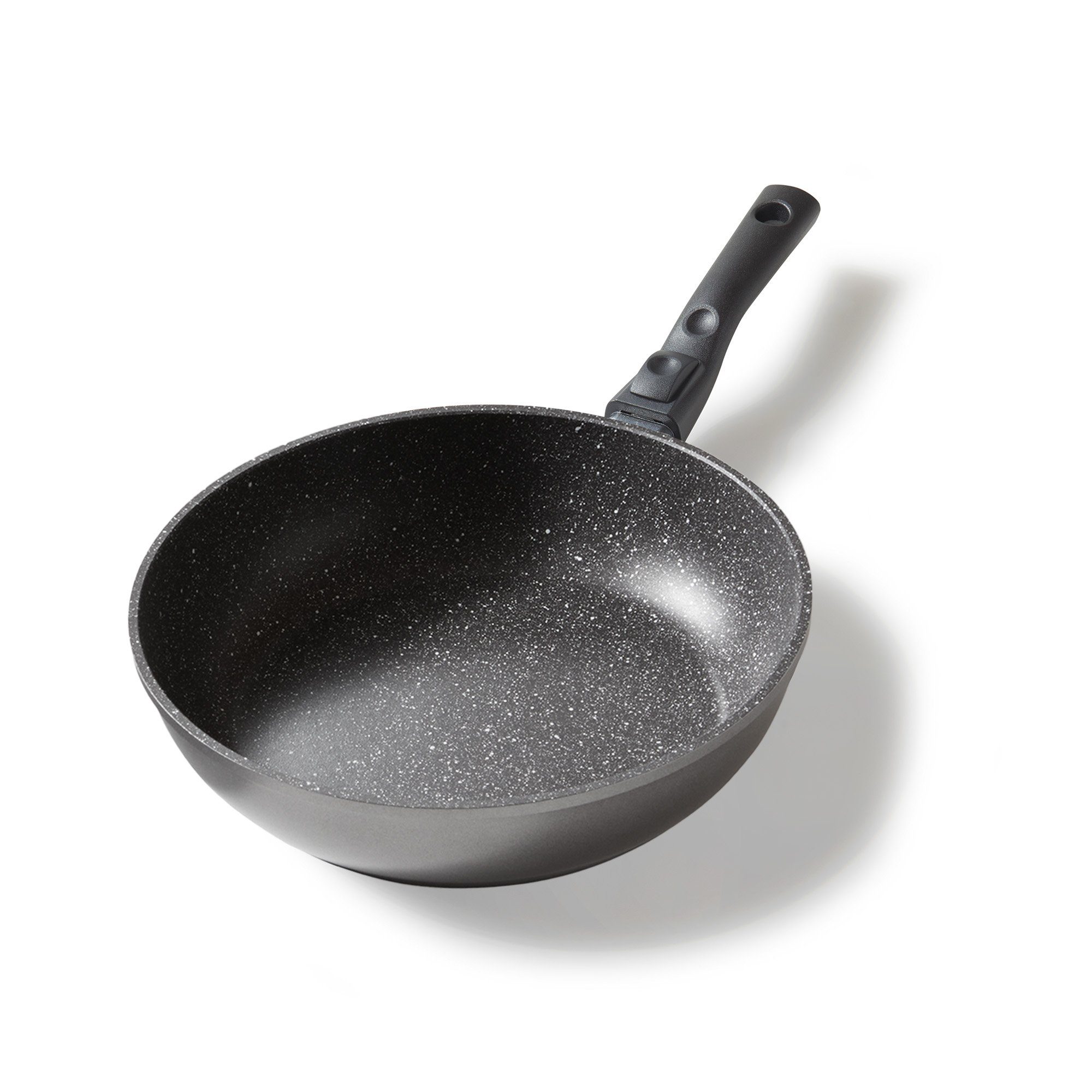 STONELINE Schmorpfanne, Aluminium (1-tlg), mit echten Steinpartikeln, induktionsgeeignet, Made in Germany
