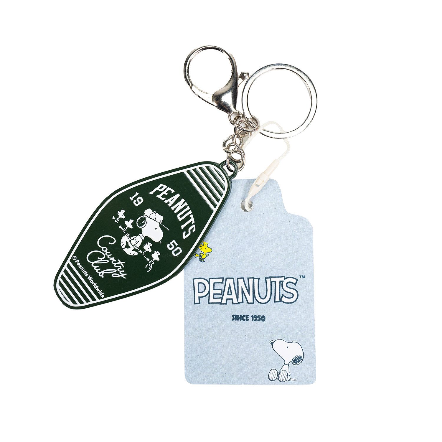Schlüsselanhänger Snoopy - Schlüsselanhänger Metall "Country Club"
