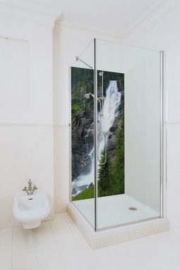 Wallario Duschrückwand Wasserfall, (1-tlg)