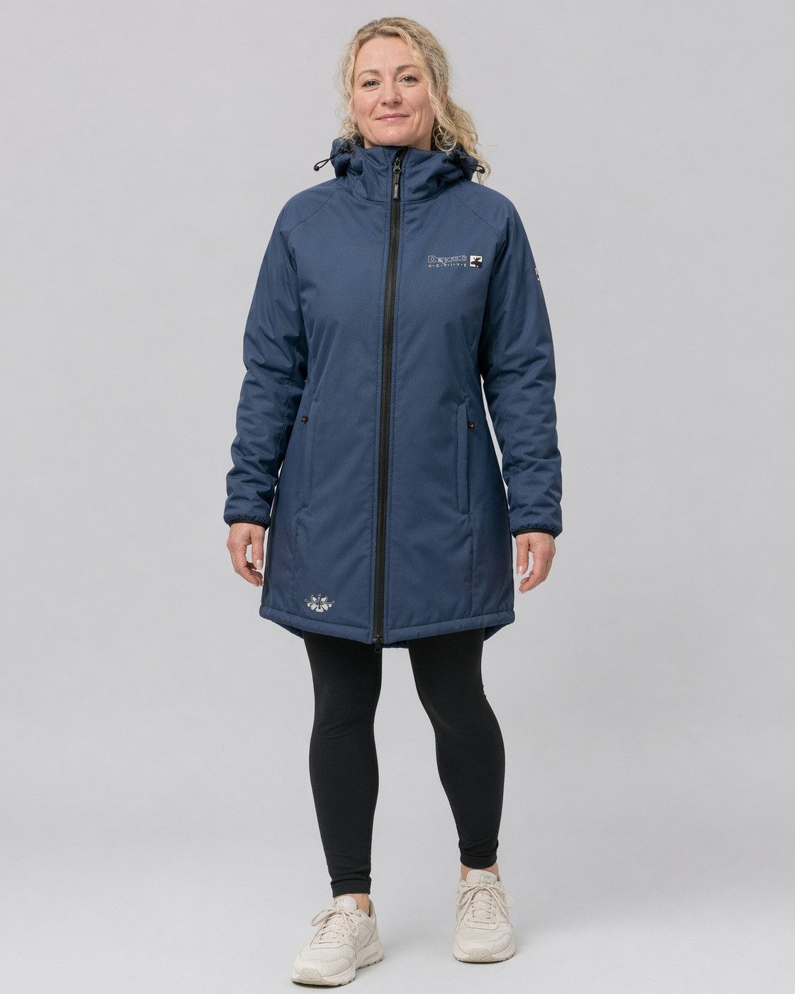 DEPROC Active Softshellmantel TENBY CS WOMEN Funktionsmantel, WIntermantel, Longjacket mit Kapuze, auch in Großen Größen