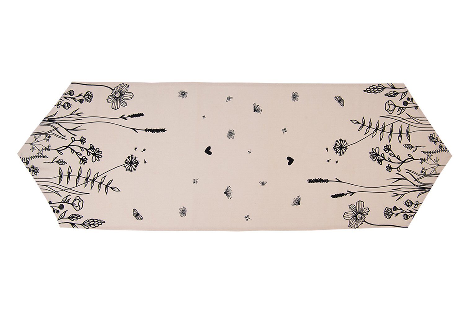 Clayre & Eef Tischläufer Flora and günstig online kaufen