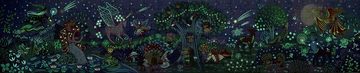 Hape Puzzle Wald der Wunder, 200 Puzzleteile, leuchtet im Dunkeln