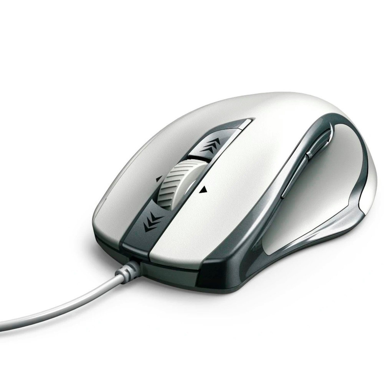 Hama PC Maus Torino 6-Tasten Mouse Ergonomisch Weiß Mäuse (kabelgebunden, Office Computer Daumen-Tasten Rechtshänder Programierbar)