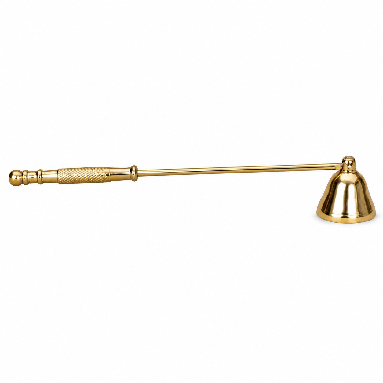 Mel-O-Design Kerzenhalter Eleganter Kerzenlöscher aus Metall 26cm (in Antik Silber oder Antik Gold, Löscher), für Kerzen