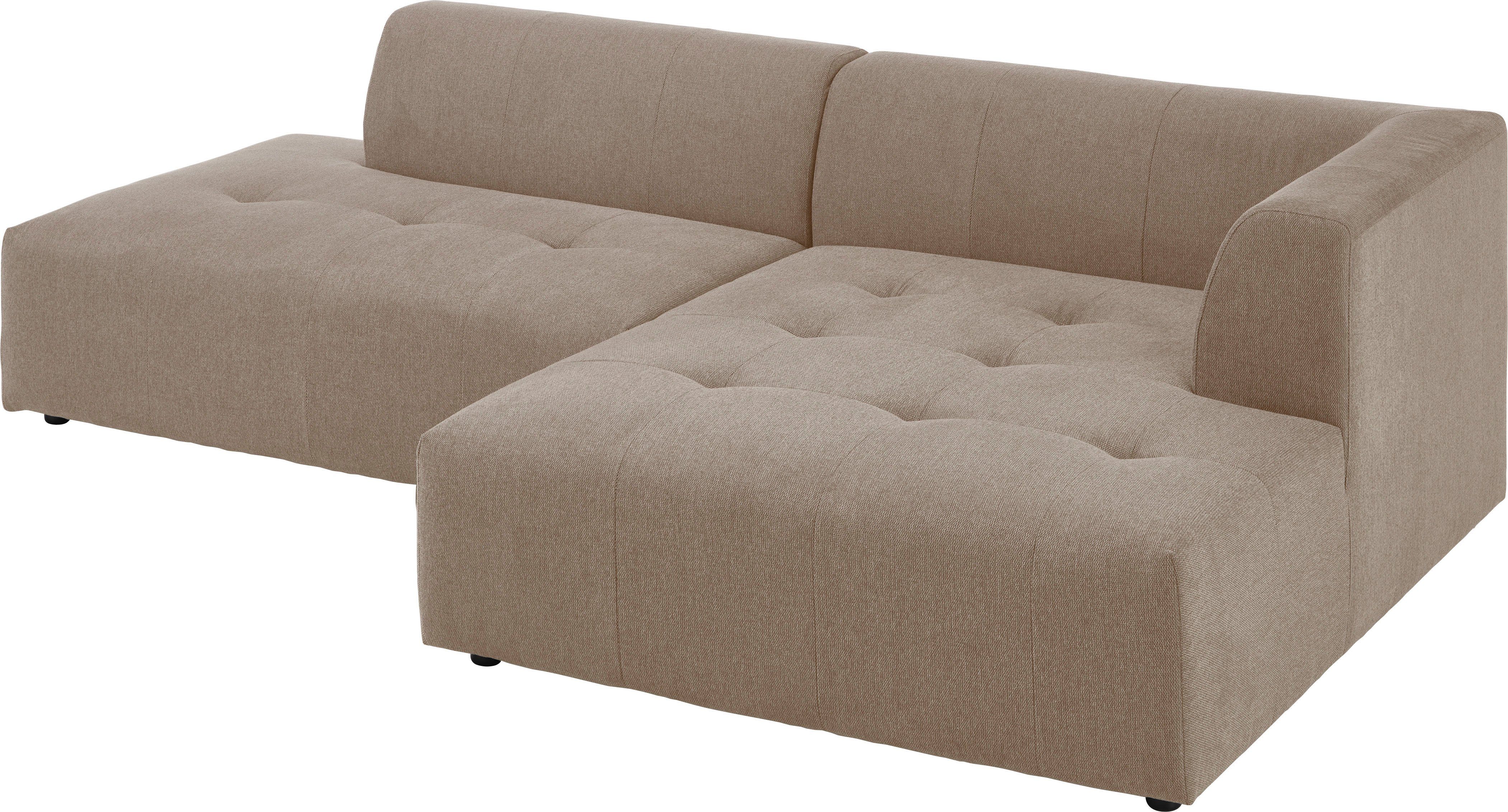 ATLANTIC home collection 3-Sitzer Leonardo, Ottomane mit XXL-Liegefläche