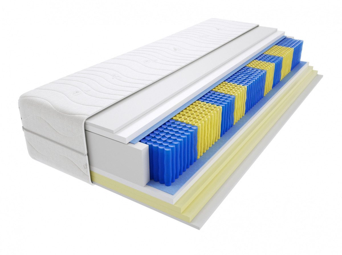 Taschenfederkernmatratze Matratzen,Taschenmatratzen Uberto Multitaschen 60x140 cm-viele Größen, Godre, 21 cm hoch