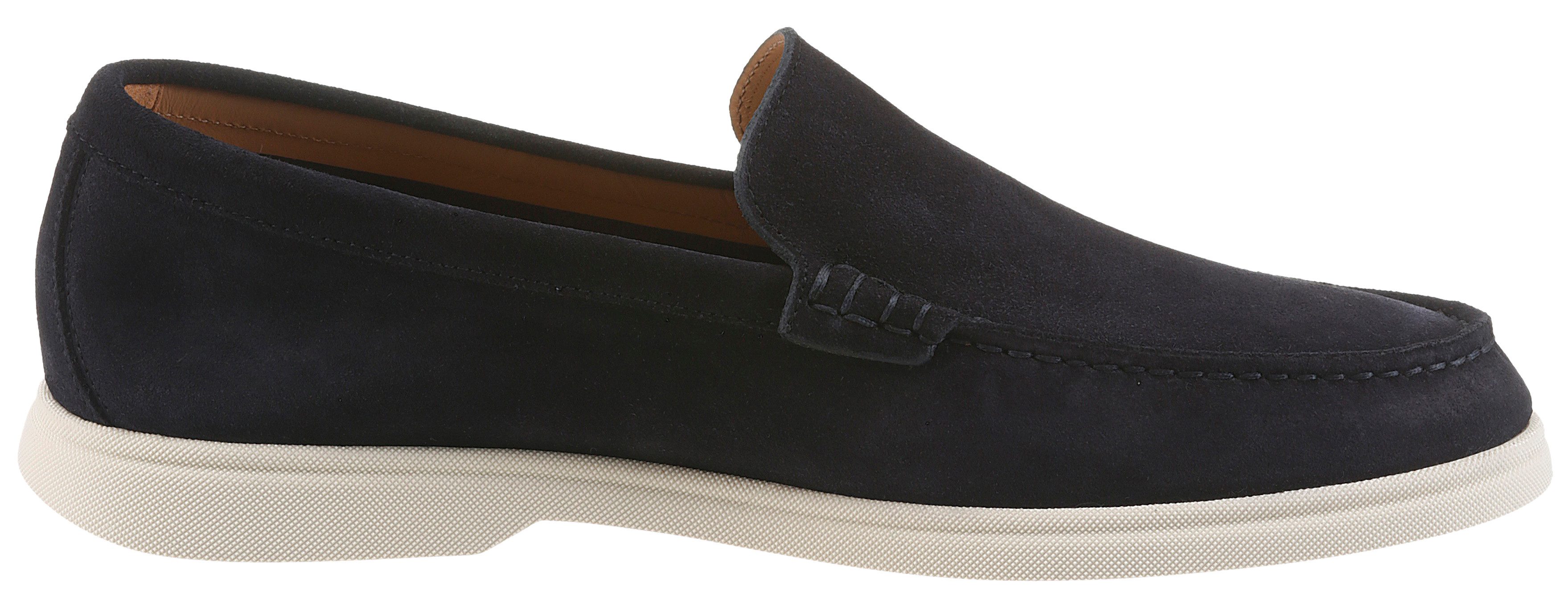 BOSS Sienne_Loaf Slipper Schlupfschuh, Mokassin, Loafer mit aufwändiger Naht