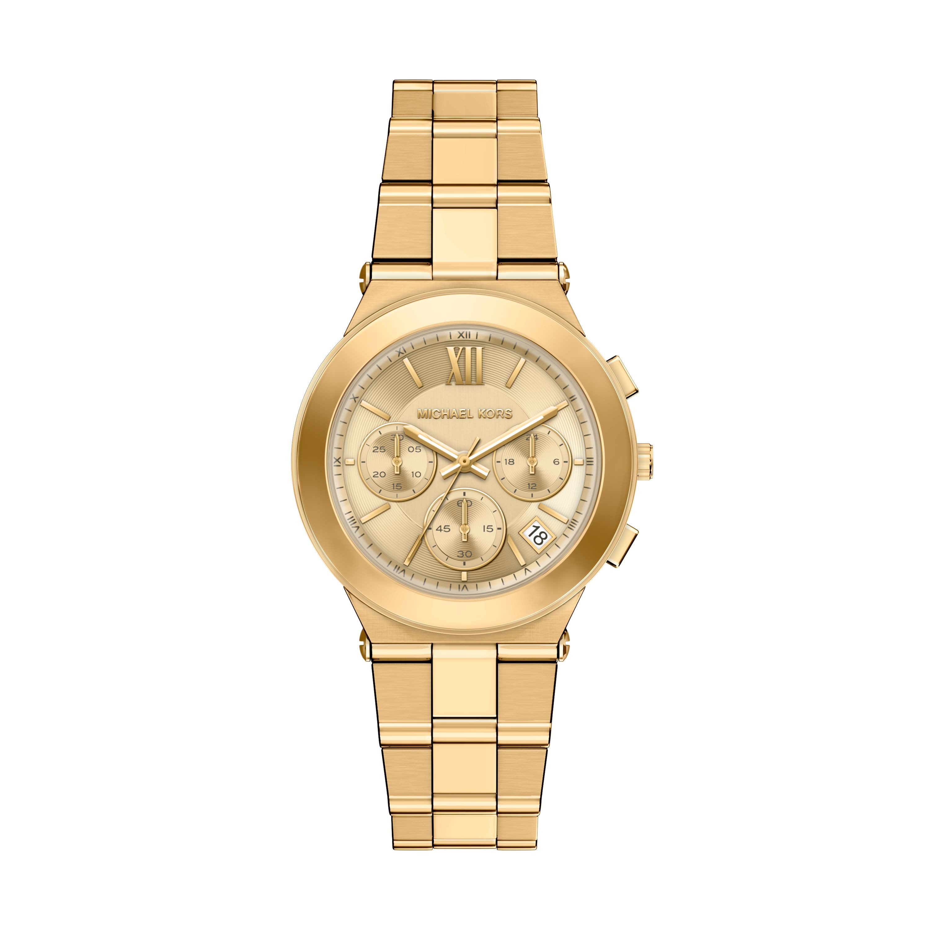 MICHAEL KORS Chronograph Billie MK7603, Quarzuhr, Armbanduhr, Damenuhr, Edelstahlarmband, analog, Tag