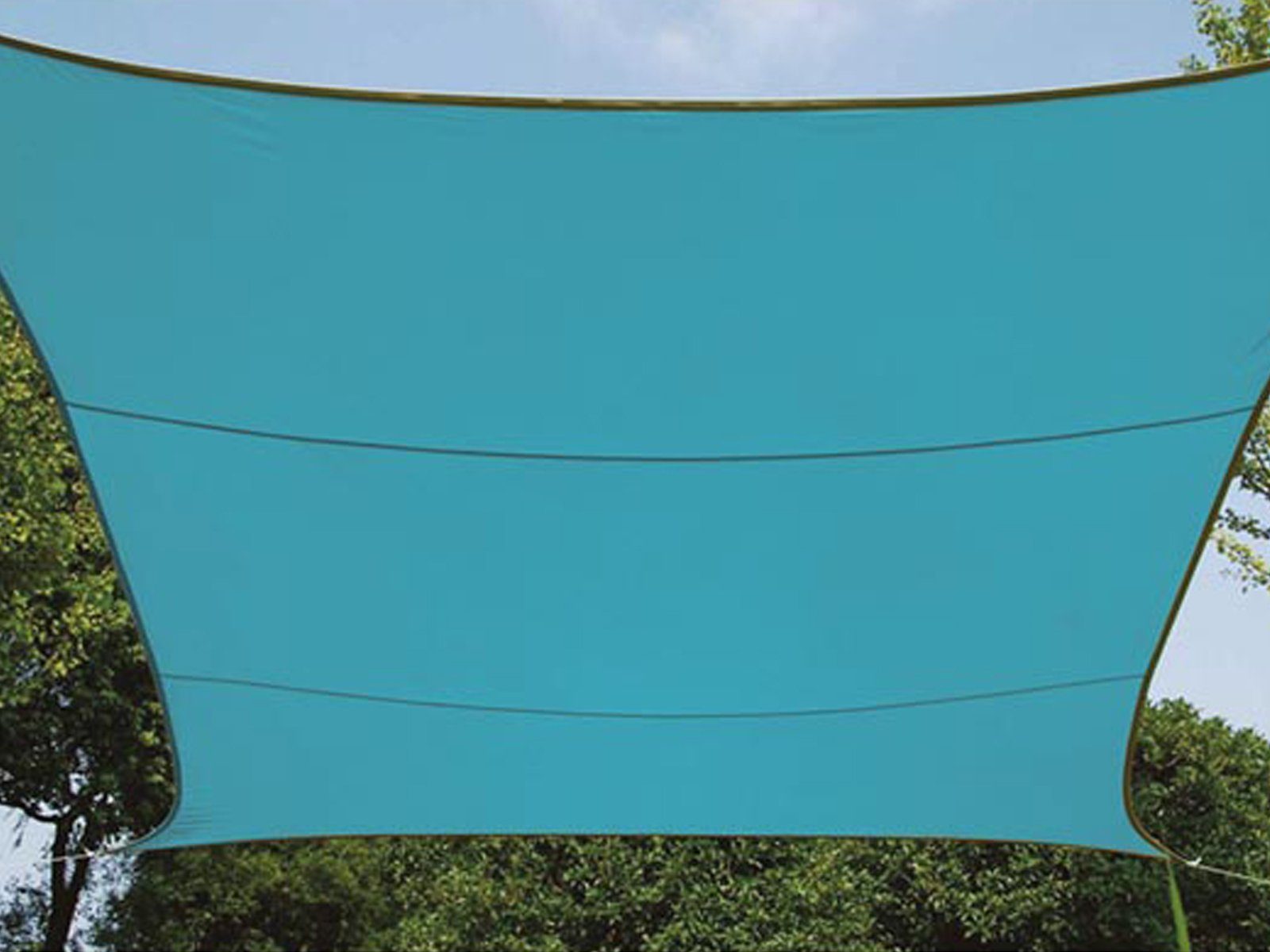 PEREL Sonnensegel, quadratisch 3,6 - 5x5m günstig online kaufen