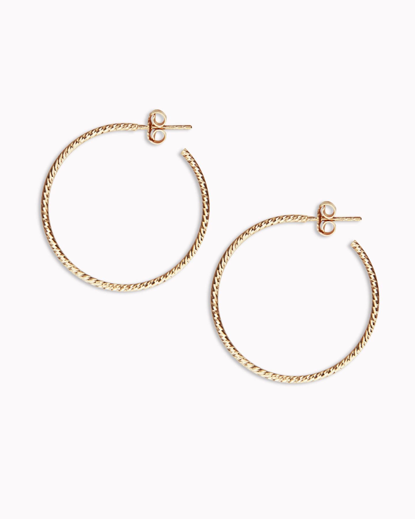 lille mus Paar Creolen Creolen 'Glitzer' 925 Silber / vergoldet günstig online kaufen