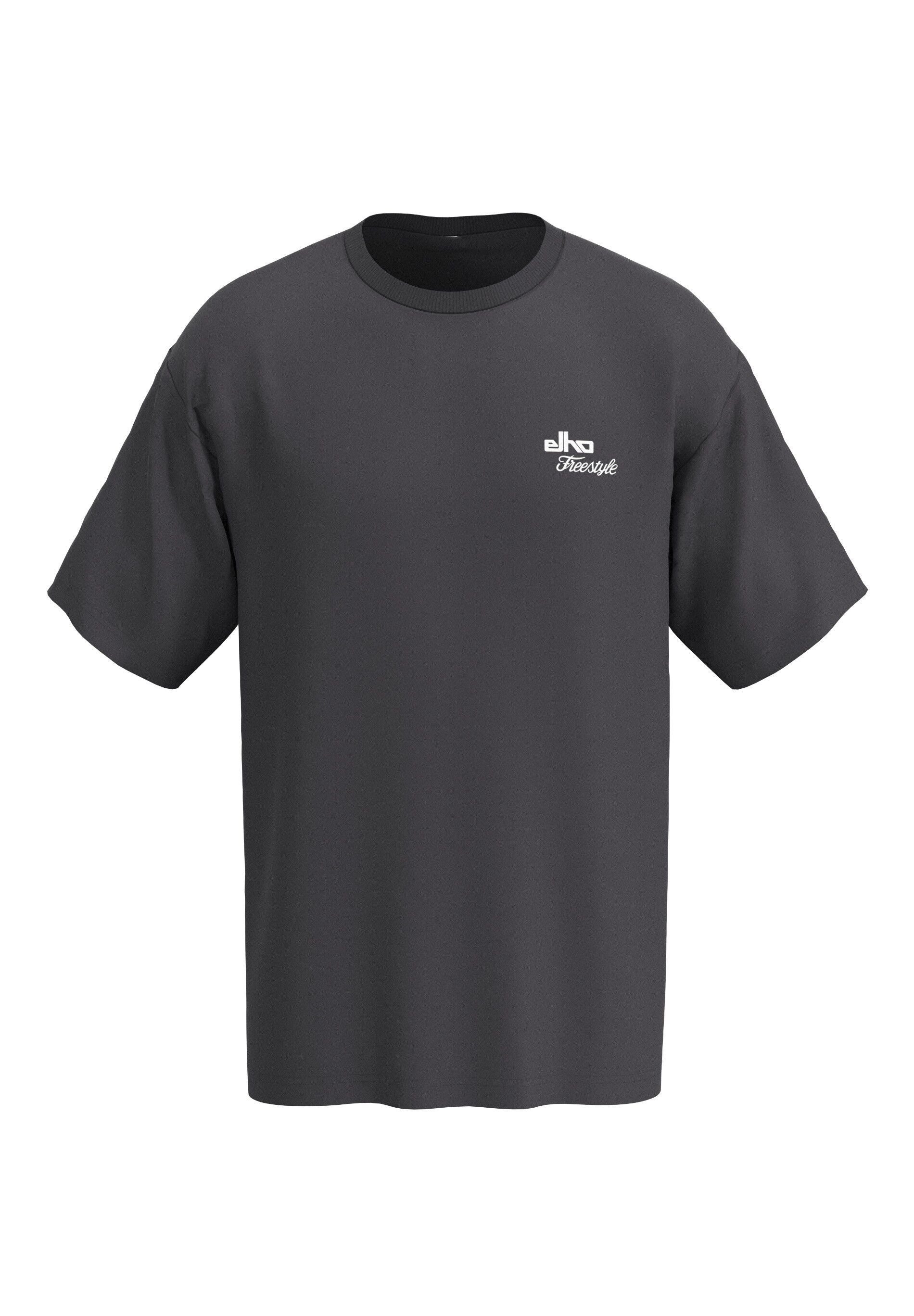 Elho Rundhalsshirt CHUR (1-tlg) mit Weblabel am Ärme