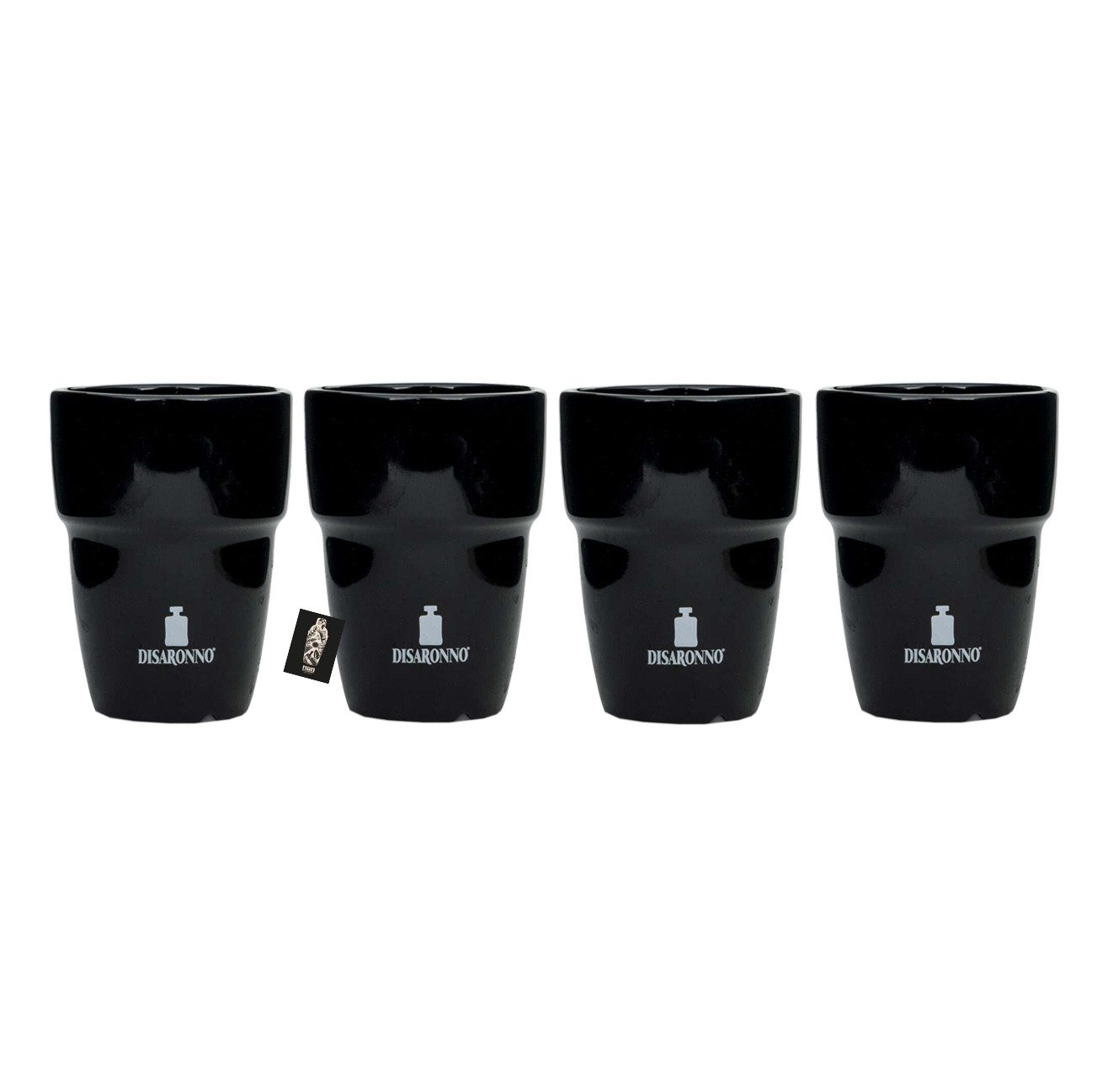 Tasse Disaronno 4er-Set Tasse 4 x Glühwein Tasse nicht geeicht