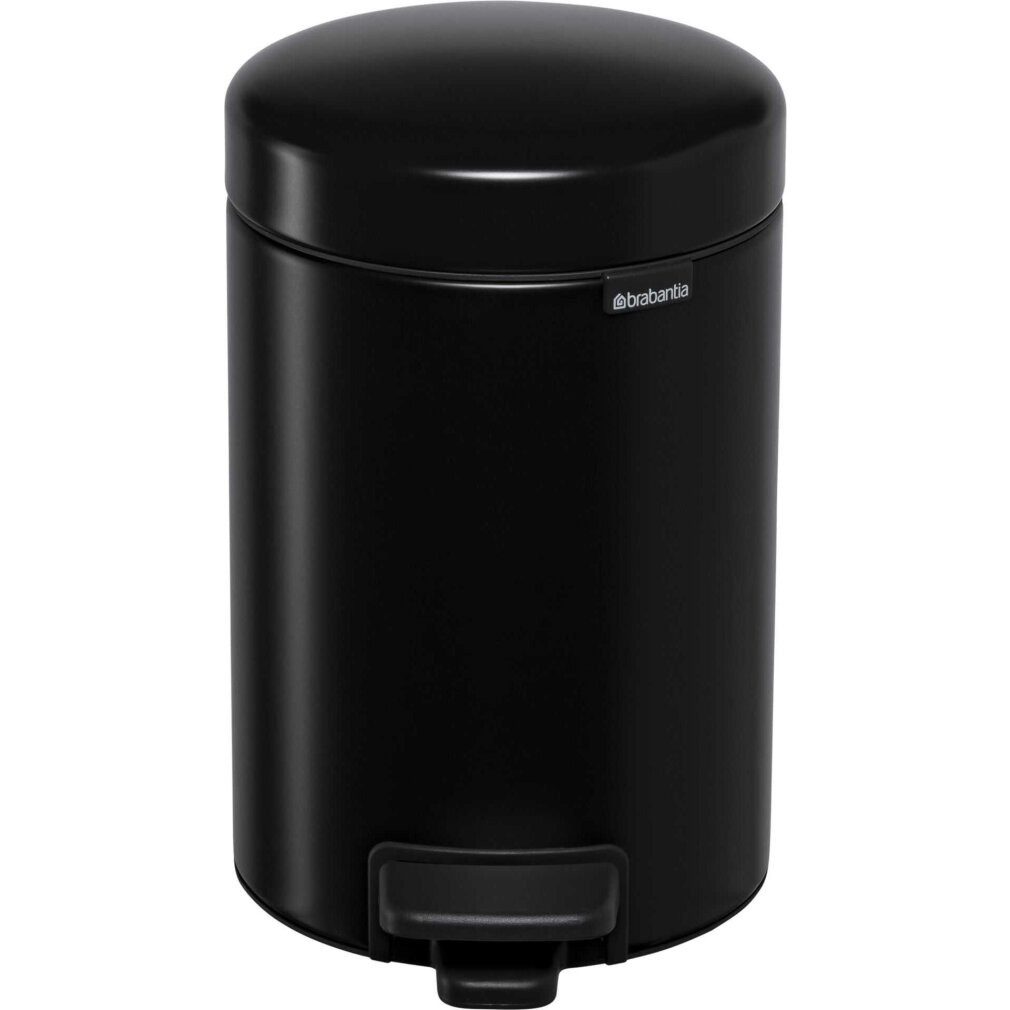 Brabantia Mülleimer Treteimer Newicon 3,0 L schwarz matt