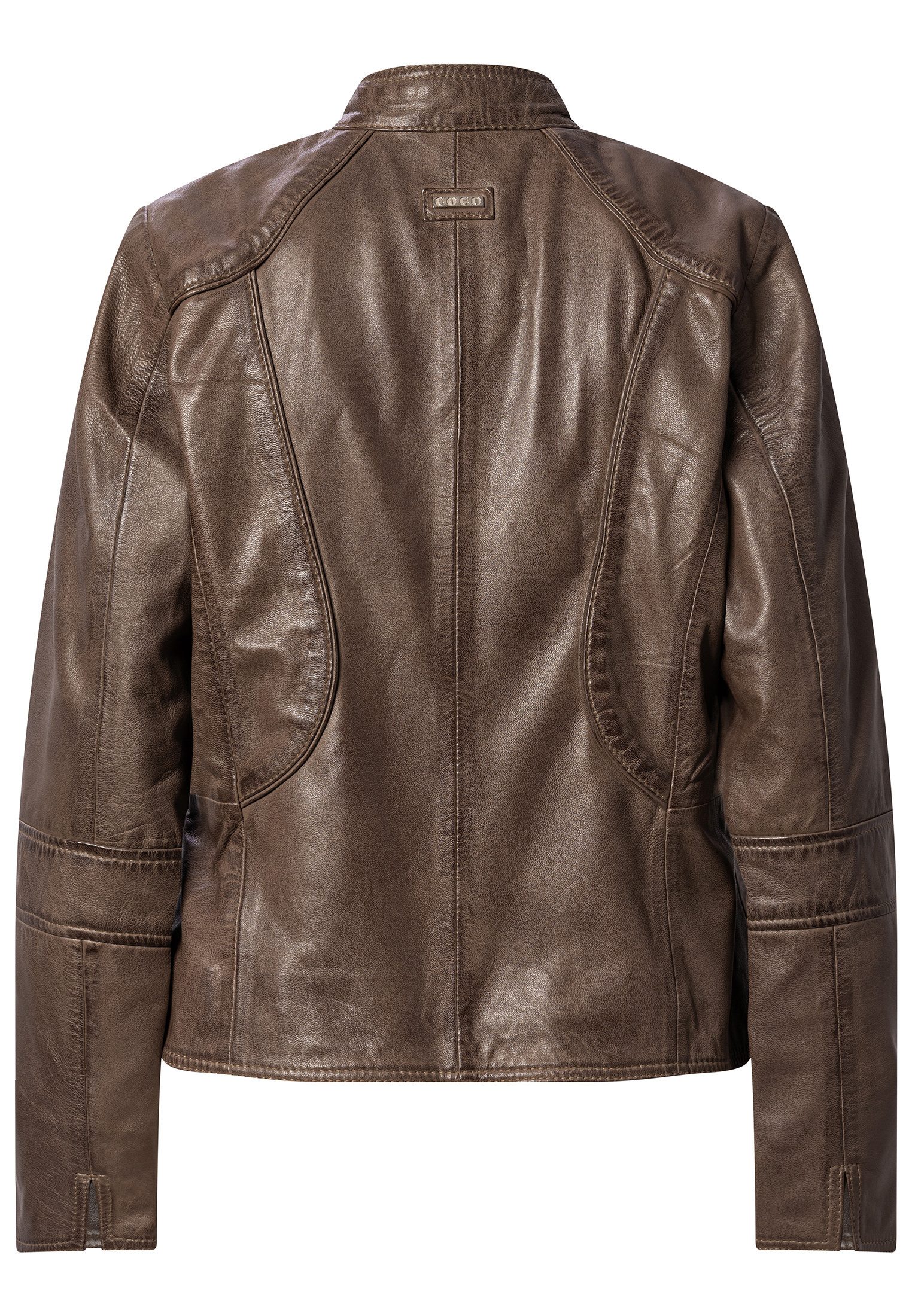 CBL Lederjacke MQ-44939 mit stehkragen günstig online kaufen