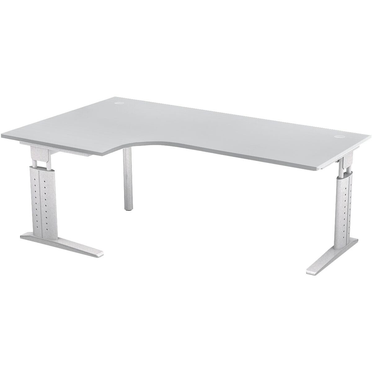 Otto Office Premium Eckschreibtisch Otto Office Line III, 90°, Breite 200 cm, höhenverstellbar von 68-86 cm, C-Fuß