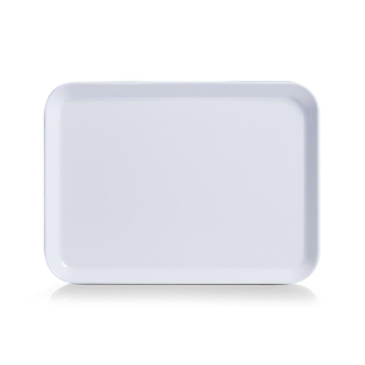Zeller Present Küchenorganizer-Set Melamintablett, weiß, 24 x 18 cm