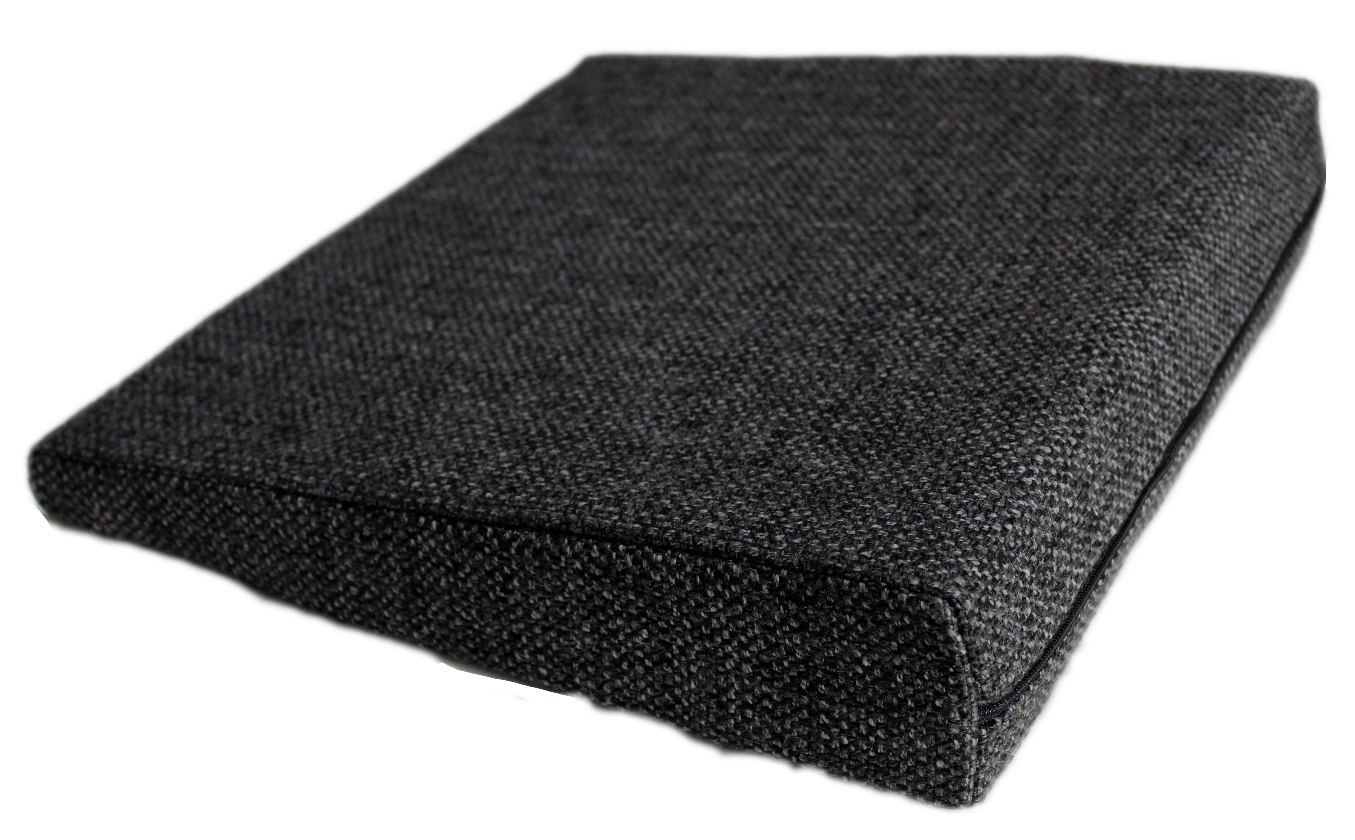 Brilliant Sitzkissen / Sitzkeil / Grobgewebt / Anthrazit / 38x38x8/2 cm, Ergonomisch