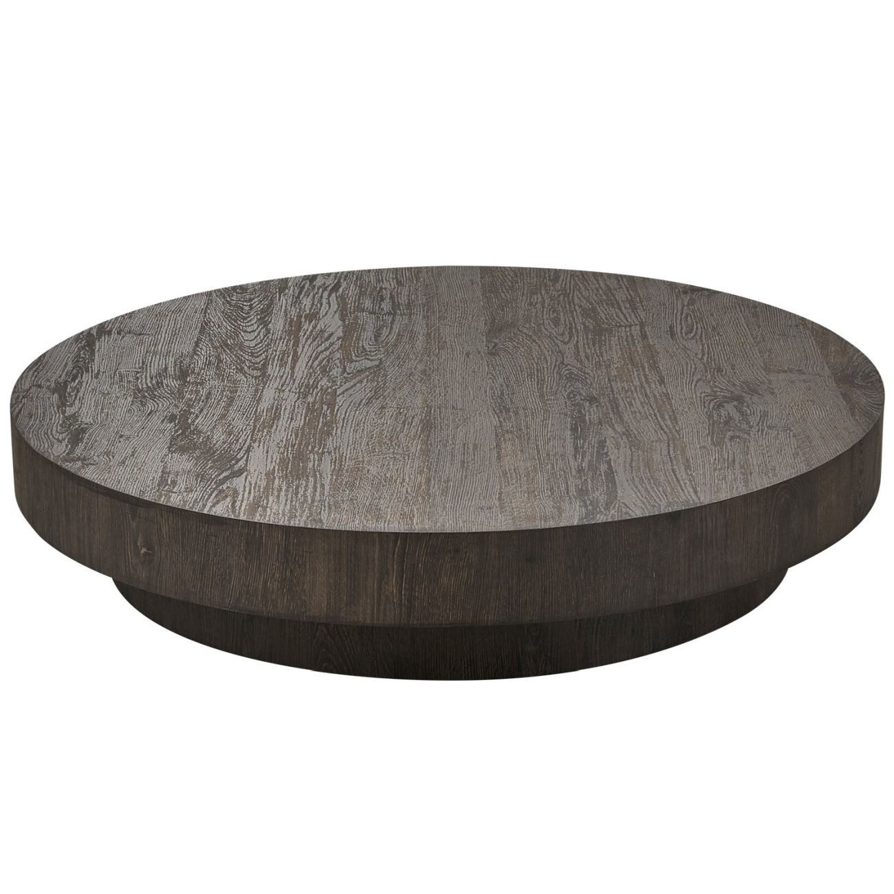 vtwonen Couchtisch Shield Ø 100cm, Dunkelbraun