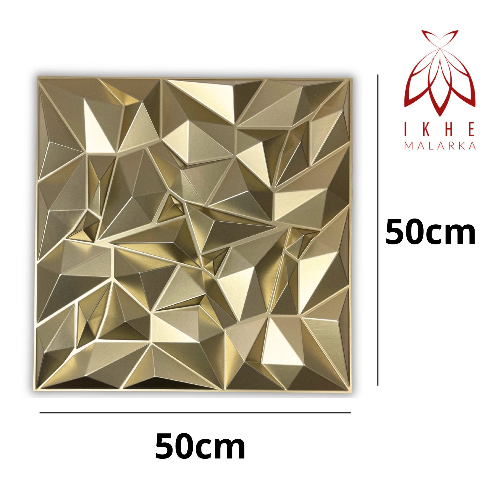 IKHEMalarka 3D Wandpaneel 3D Paneele PVC Kunststoffpaneele, BxL: 50,00x50,0 günstig online kaufen