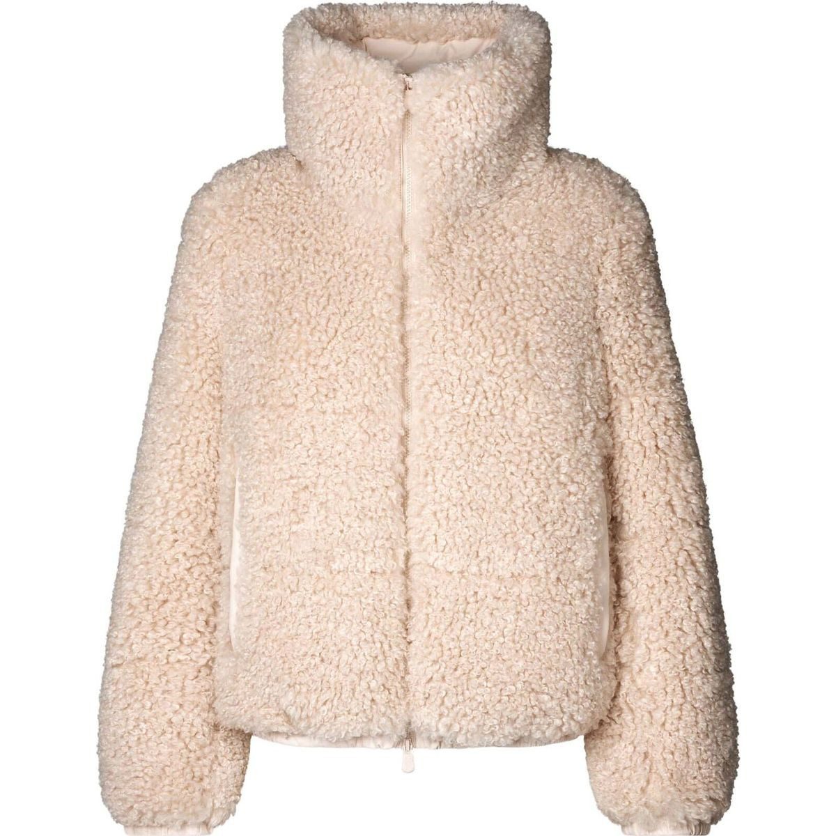 SAVE THE DUCK Outdoorjacke Kennie Flauschige Damenjacke mit urbanem Chic, tierfreier Wattierung und