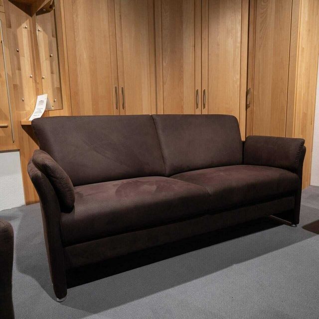 Puhlmann Polstergarnitur Polstergarnitur Ohio 2 Sofas 1 Sessel Braun Microf günstig online kaufen