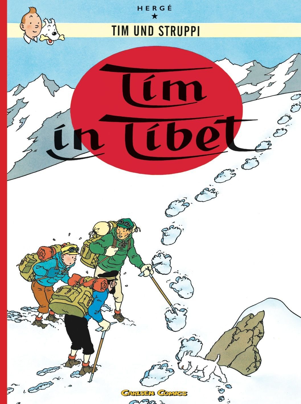 Tim und Struppi: Tim in Tibet / Hergé, Frankobelgischer Comic-Klassiker für Erwachsene über eine Rettungsmission im Himalaya und das Geheimnis des Yetis
