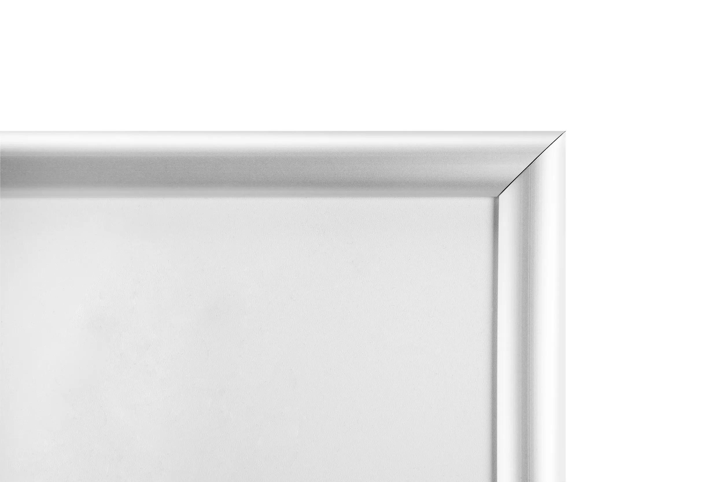 EXACOMPTA Zeitungsständer Wandplakatrahmen mit Rahmen Aluminium A2, Exacryl, Kristall, 8294358D, Displays