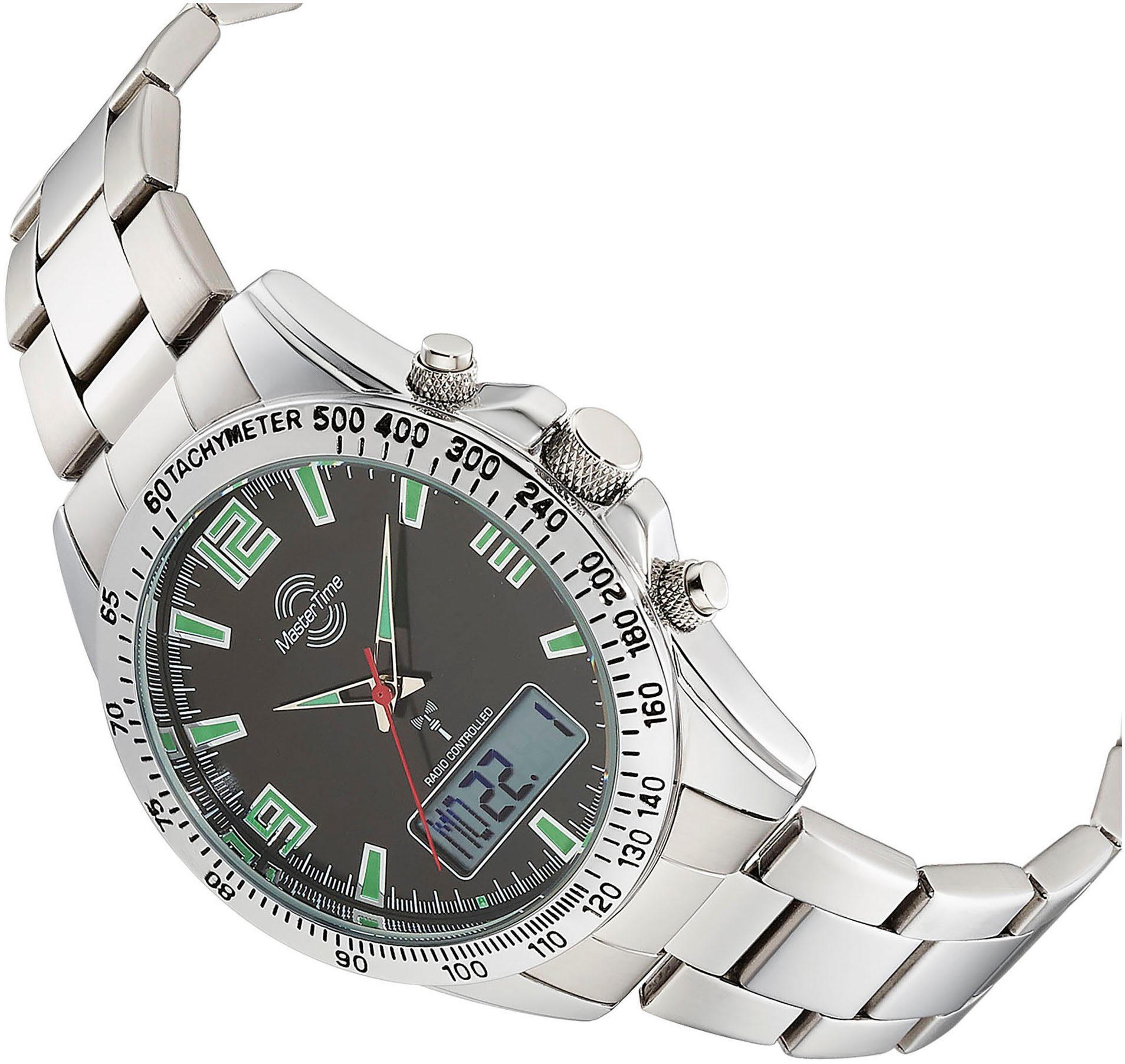 MASTER TIME Funkchronograph Sporty MTGA-10874-22M, Armbanduhr, Quarzuhr, He günstig online kaufen