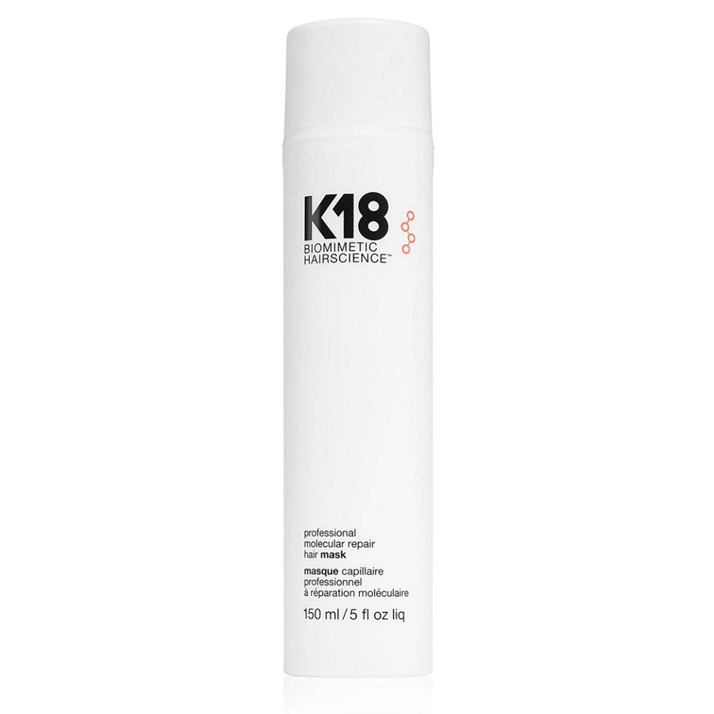 K18 Hair Haarmaske K18 Molecular Repair Hair Mask – mit Peptid-Technologie 150ml, Leave in