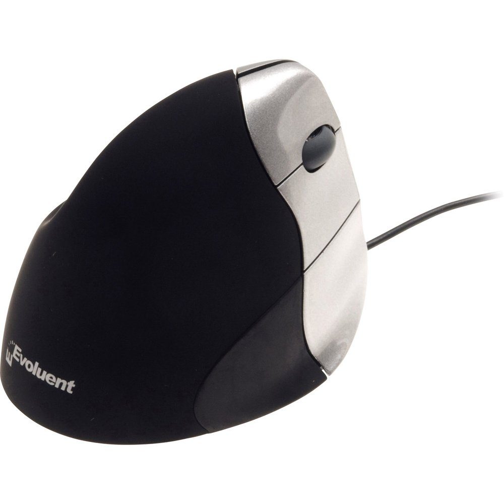 EVOLUENT Evoluent VerticalMouse 3 Ergonomische Maus USB Optisch Schwarz, Sil Mäuse