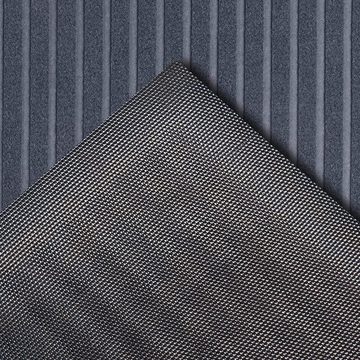 Fußmatte Fussmatte Türmatte Schuhmatte Teppich Eingangsmatte Fußabstreifer Grau, MODFU, Rechteckig, rutschfest, waschbar, Saugfähig, für Haustür innen und außen
