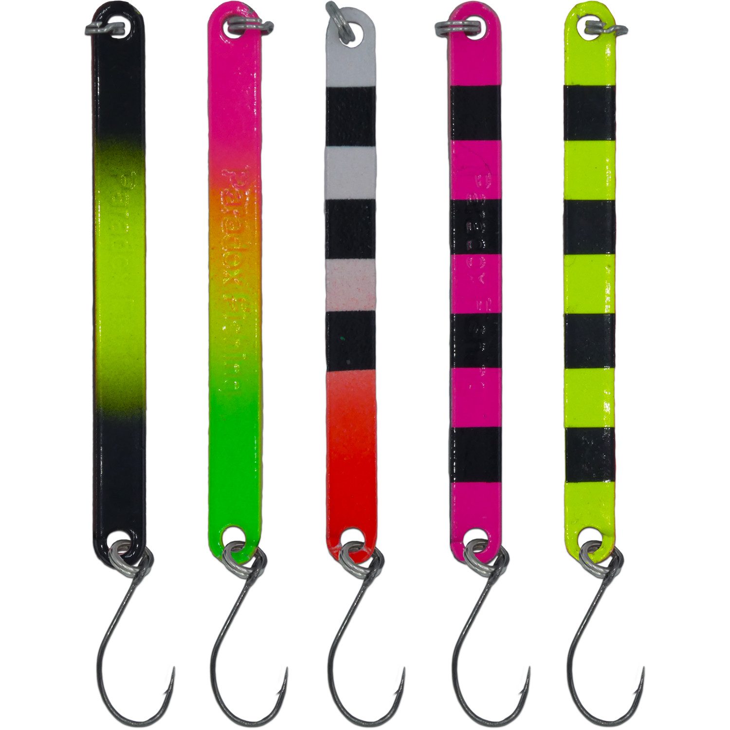Paradox Fishing Kunstköder Thunder Sticks Forellen Spoons 1,7g/2,3g/3,4g 5 Stück, einzigartiger Lauf