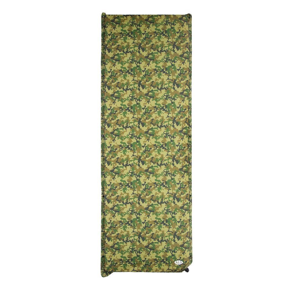 NILS CAMP Isomatte Isomatte selbstaufblasend Camping, (Spar-Set, 1-tlg., 185 x 65 x 5 cm leicht), selbstaufblasend, großes Ventil, Schutzhülle
