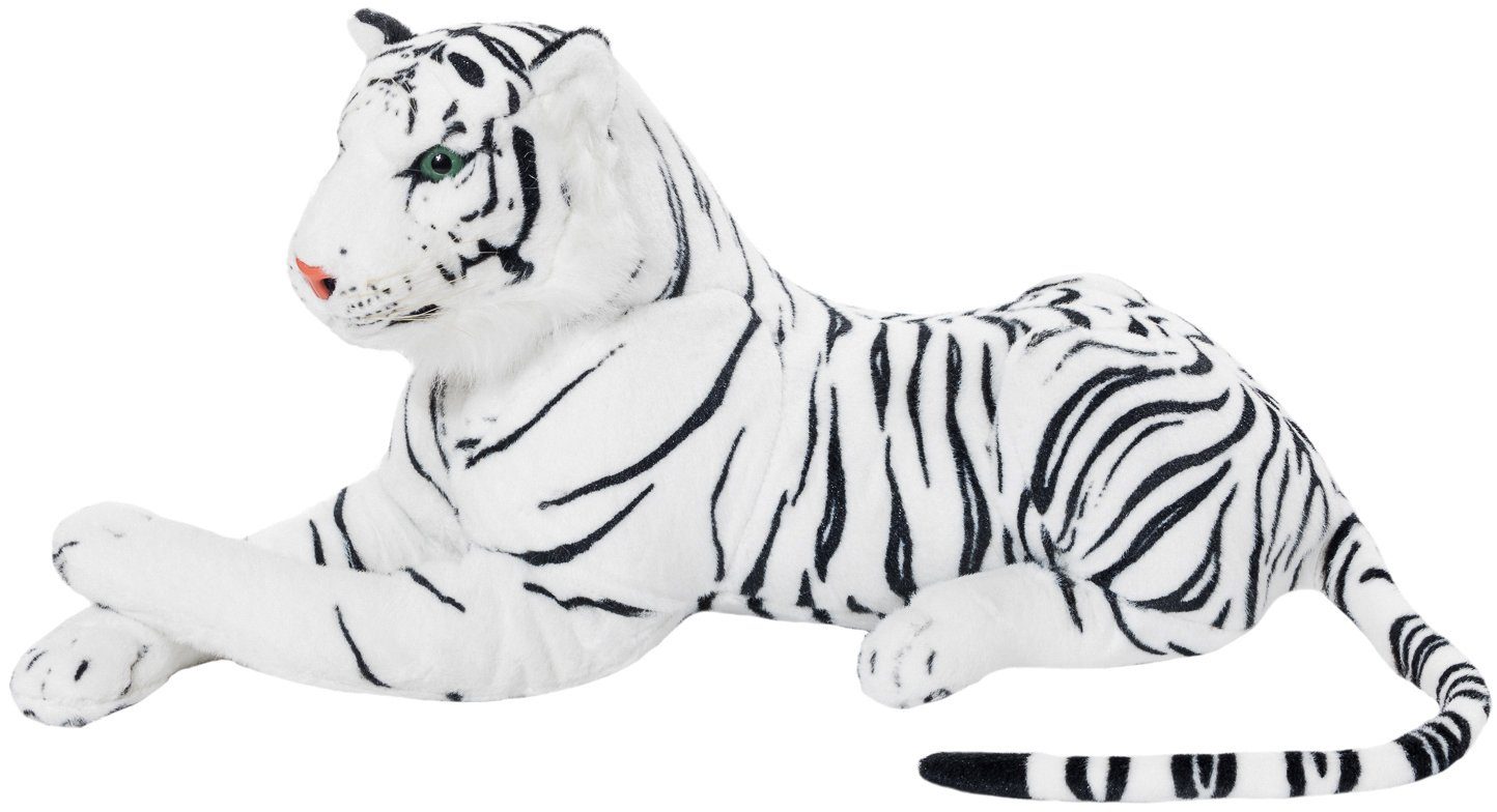 BRUBAKER Kuscheltier Tiger 75 cm (1-St), liegend