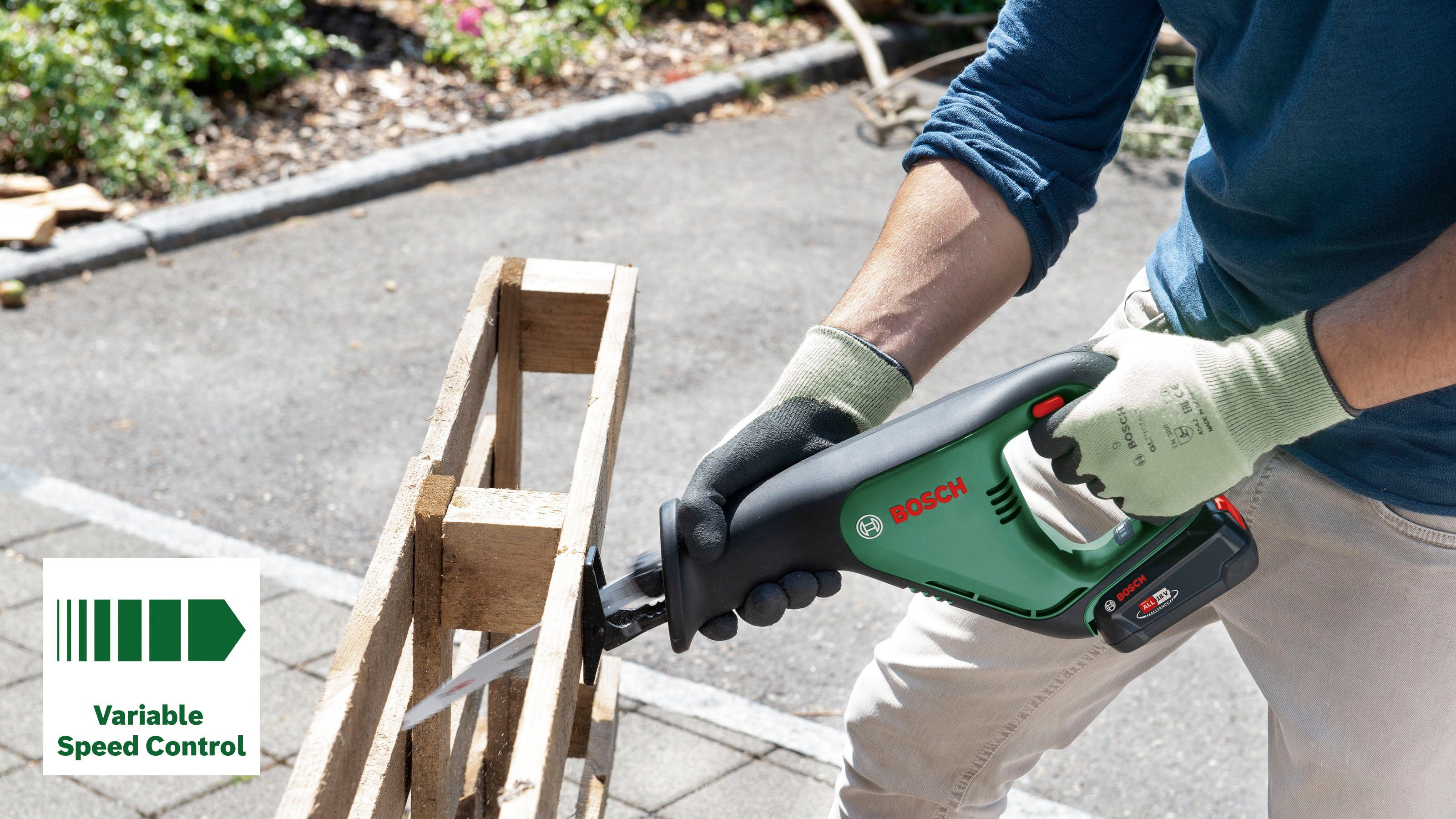 & 18, Ladegerät Home AdvancedRecip und Akku Garden Akku-Säbelsäge inkl. Bosch