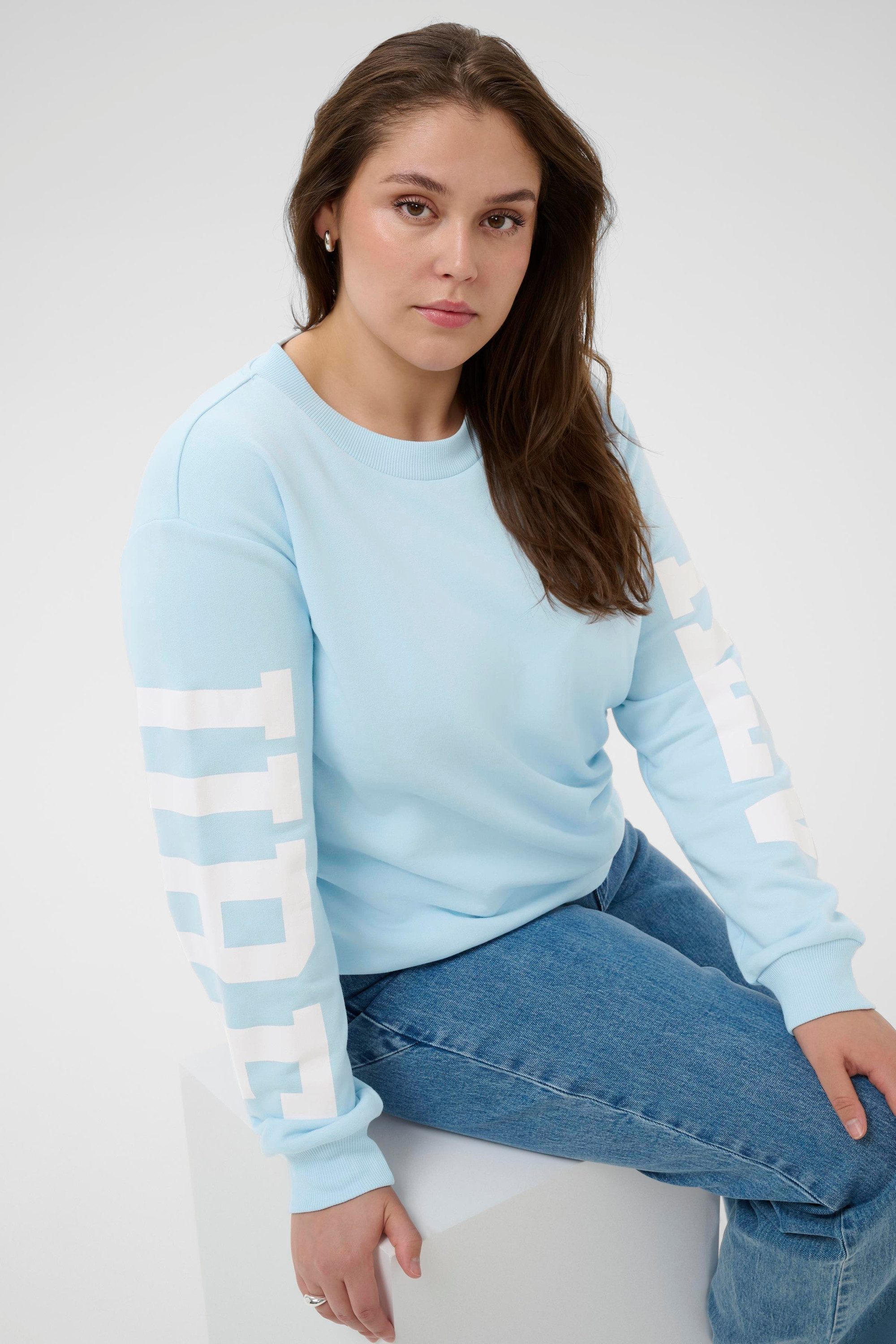 KAFFE Curve Fleecepullover Sweatshirt KCmila plus