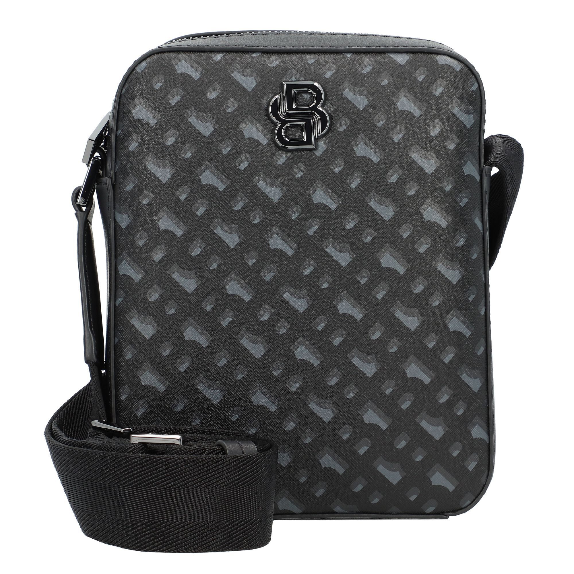 BOSS Schultertasche B-Icon, Lederfaserstoff