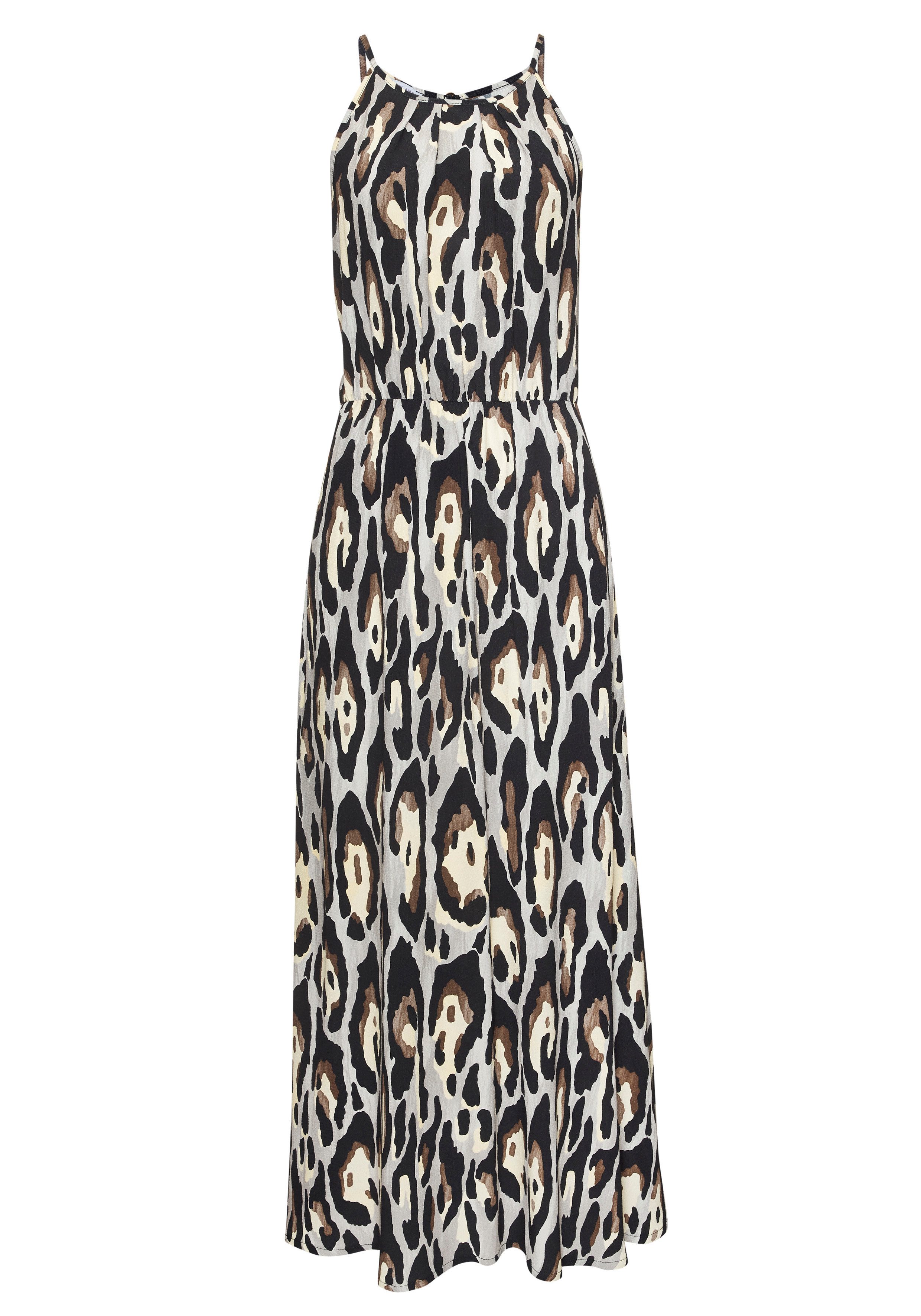LASCANA Maxikleid aus gewebter Viskose im Alloverprint, luftiges Sommerkleid. € 69,99