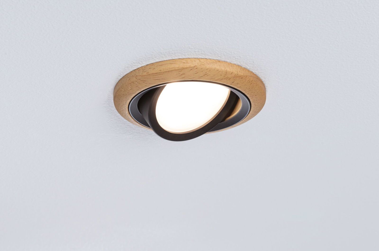 Paulmann LED Einbauleuchte LED Einbauleuchte Lanati Einzelspot 6W 470lm 230V 2700K, LED fest integriert, Warmweiß