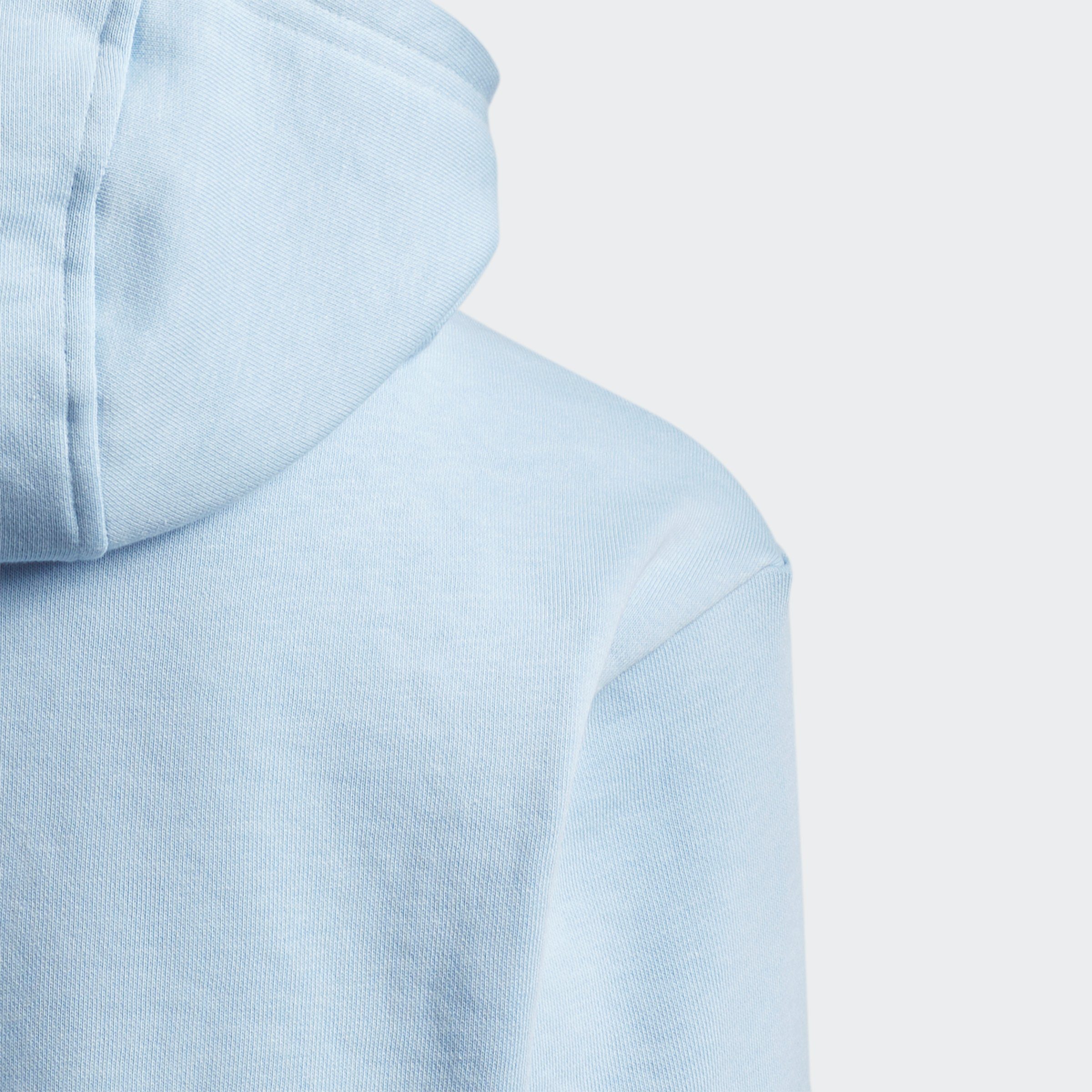 adidas Originals Sweatshirt TREFOIL / Clear Sky HOODIE White