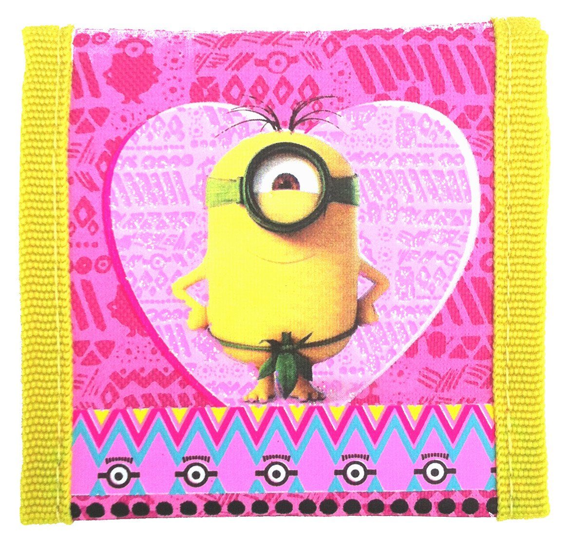 Vadobag Geldbörse Minion Hawaii Geldbörse pink - gelb Geldbeutel Mädchen Portemonnaie (1-tlg)