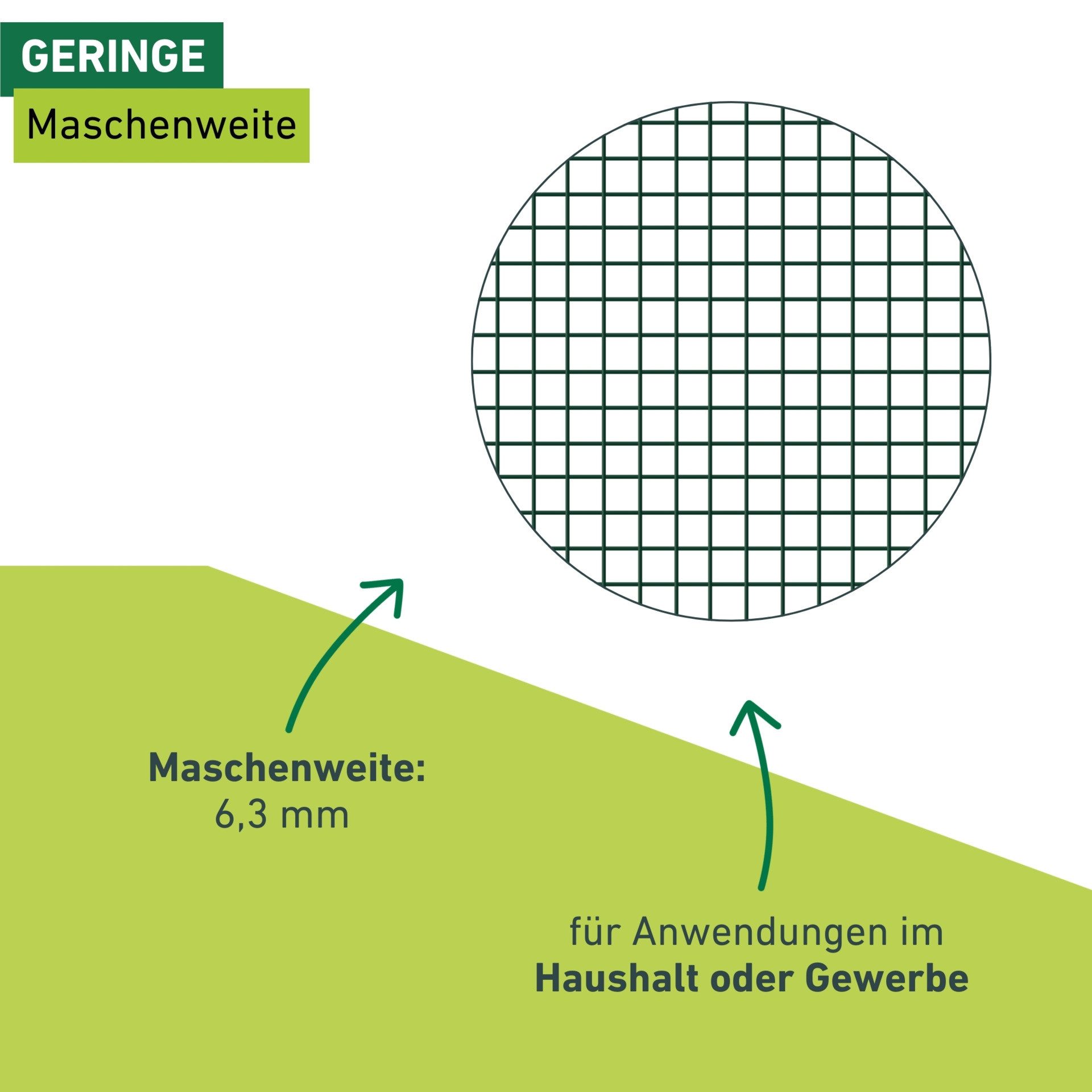 Windhager Voliere für Tiere und Garten, Drahgitter für den Außenbereich, Stahlgitter erhältlich in unterschiedlichen Größen, grün