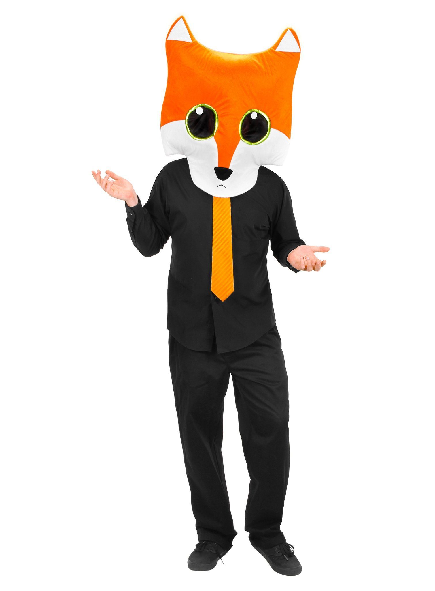 Elope Verkleidungsmaske Fuchs Kopfmaske, Maske und Kopfbedeckung in einem (und nicht gerade klein)