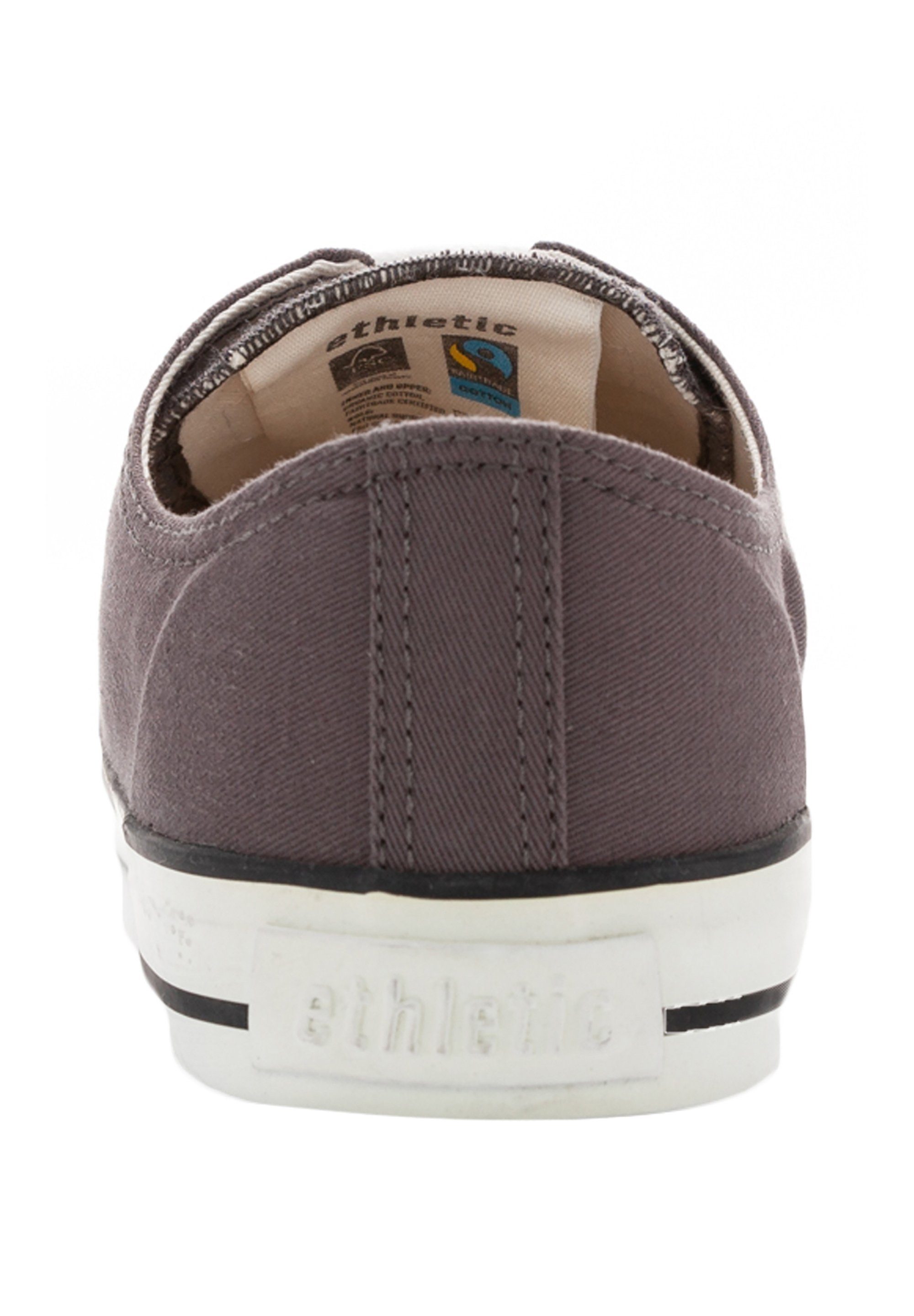 ETHLETIC white White Cut Fair, - just Cap pewter Nachhaltig Fair Sneaker grey Vegan, Trainer Lo