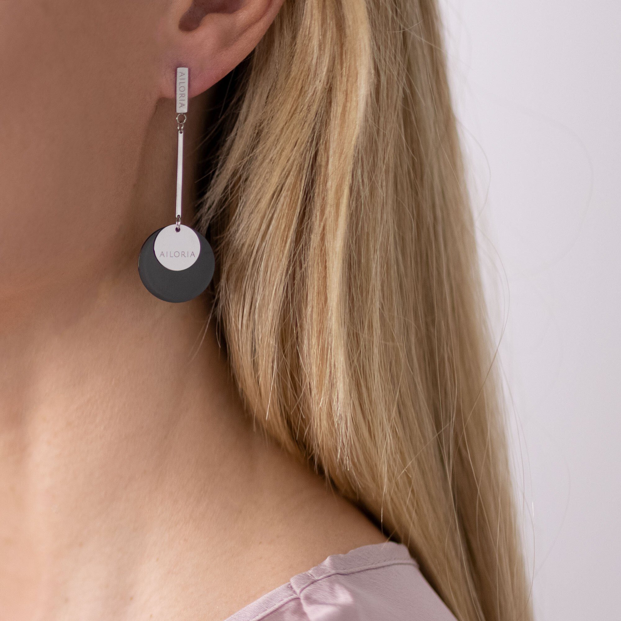 AILORIA Paar Ohrhänger ALEXIA Ohrringe, Ohrringe aus glänzendem Edelstahl günstig online kaufen