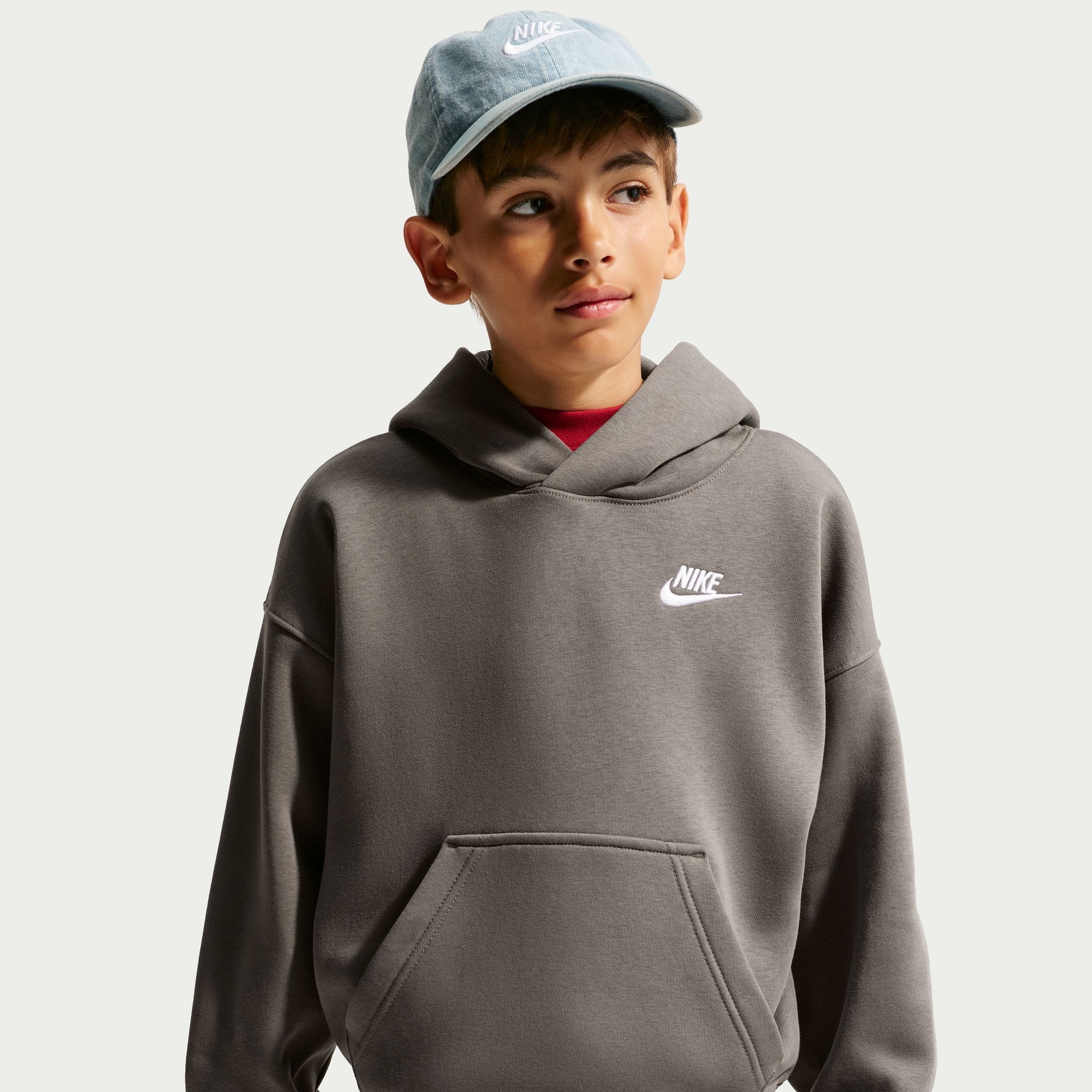 Nike Sportswear Kapuzensweatshirt K NSW CLB FLC OS HDY Für Kinder und Jugendliche