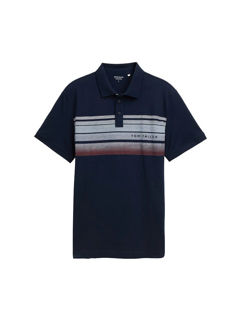 TOM TAILOR Poloshirt polo with print günstig online kaufen