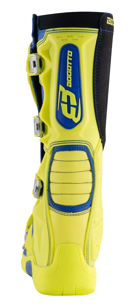 Bogotto MX-6 Motocross Stiefel Blue/Yellow Motorradstiefel